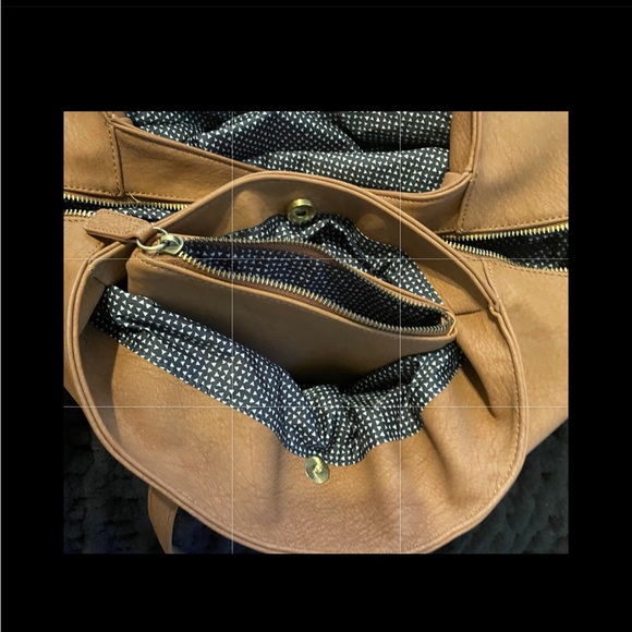 Large brown tote - Picture 2 of 6